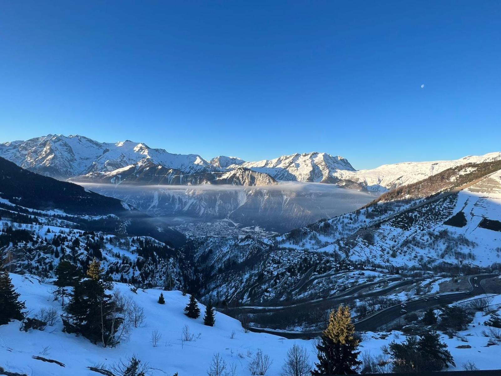 Stunning Apartment With Breathtaking View! Huez Kültér fotó
