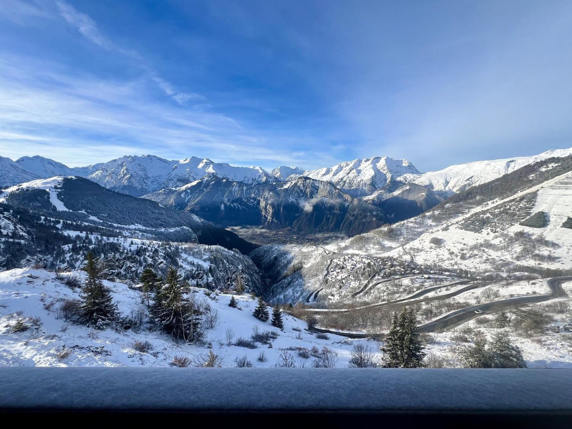 Stunning Apartment With Breathtaking View! Huez Kültér fotó